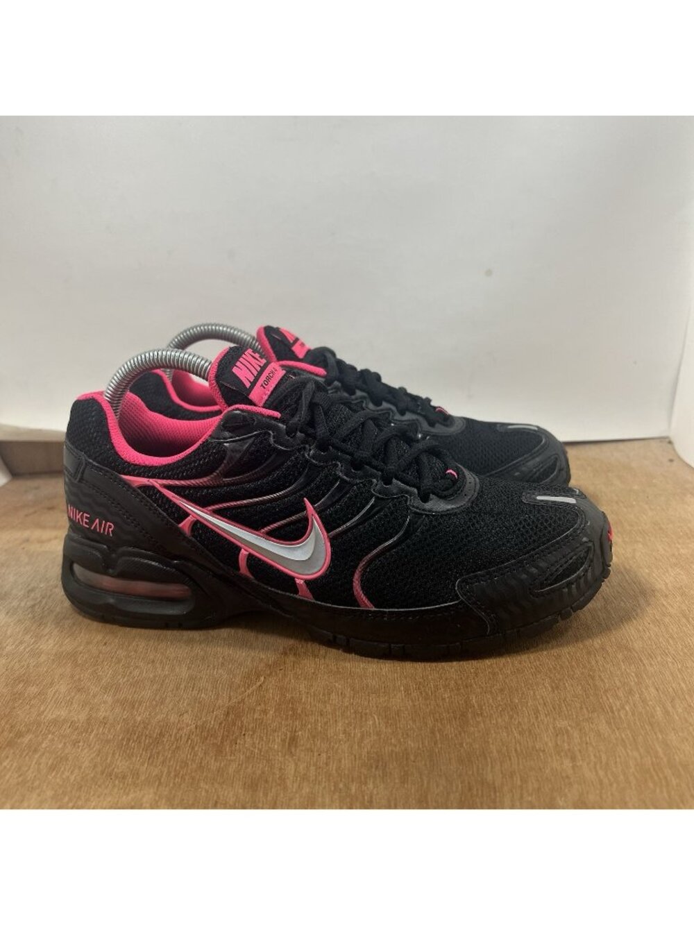 Nike Air Max Torch 4 Women's Size 9 Running Shoes Black Pink 343851-006